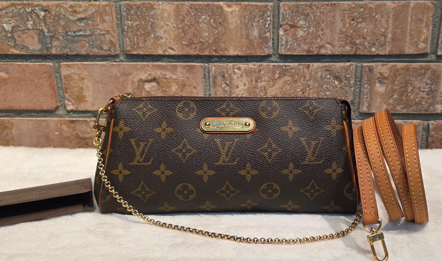 Authentic Louis Vuitton Eva Monogram