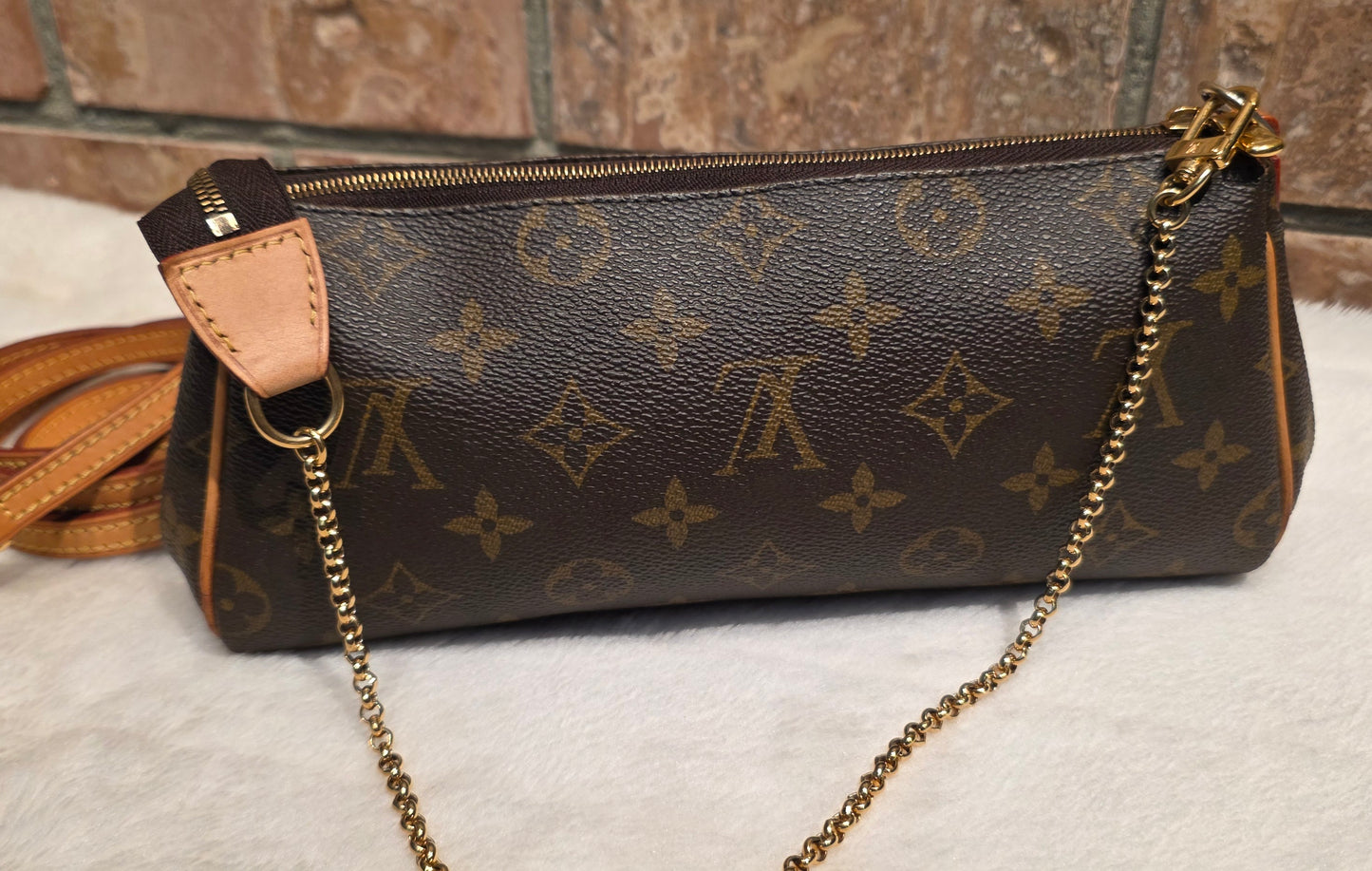 Authentic Louis Vuitton Eva Monogram