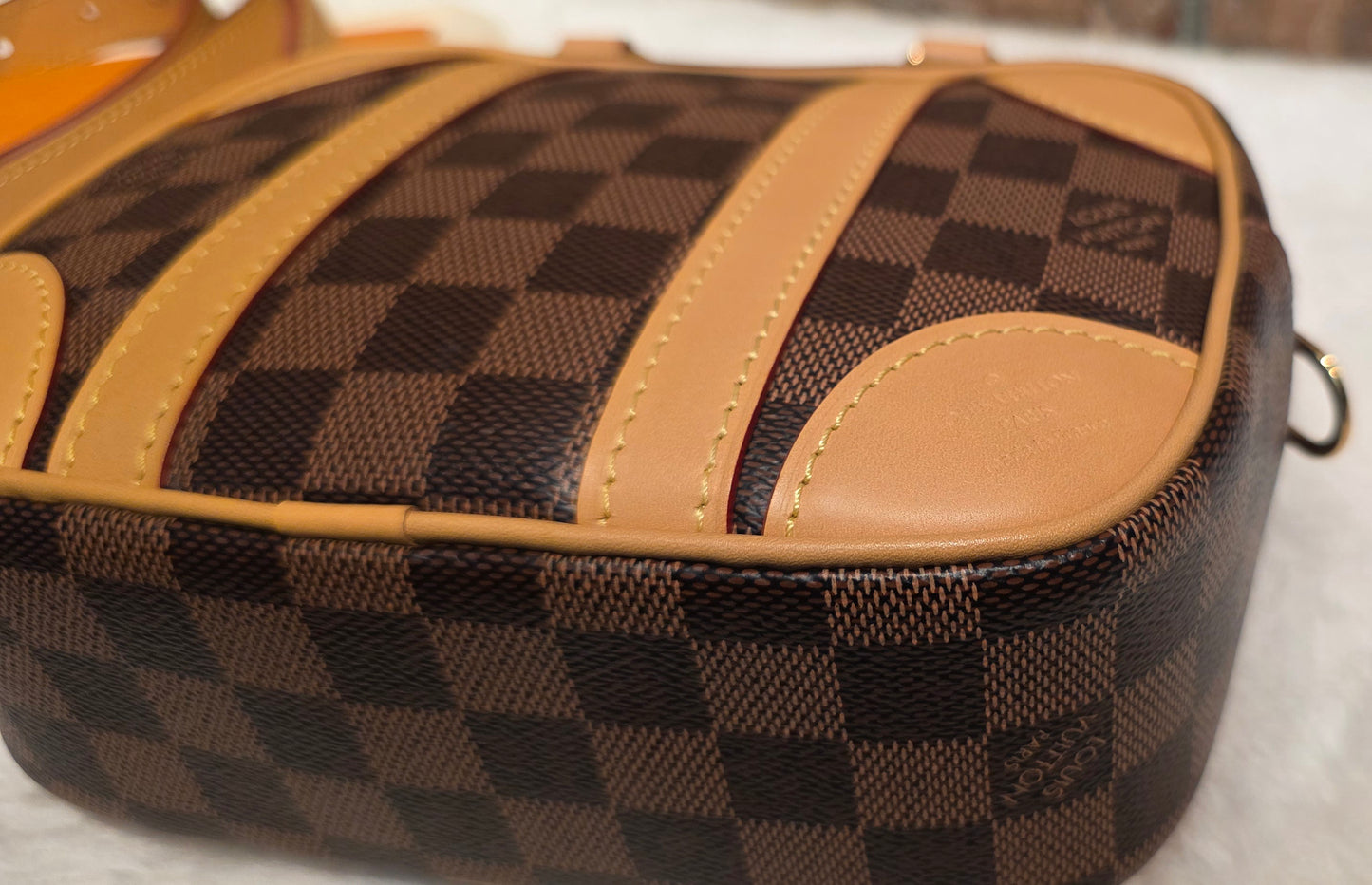 Authentic Louis Vuitton Valisette Souple BB Damier Ebene