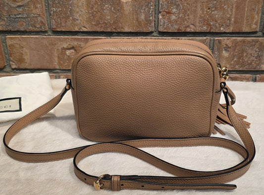 Authentic Gucci Soho Disco - Tan