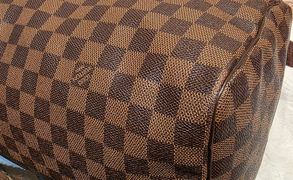 Authentic Louis Vuitton Speedy 35 Damier Ebene
