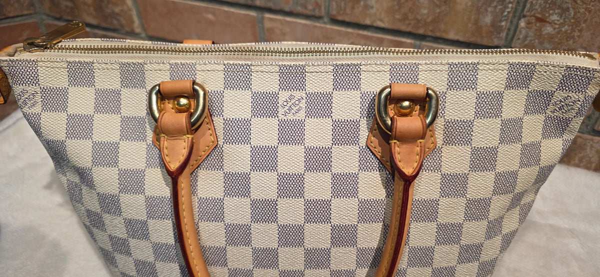 Authentic Louis Vuitton Saleya PM Damier Azur