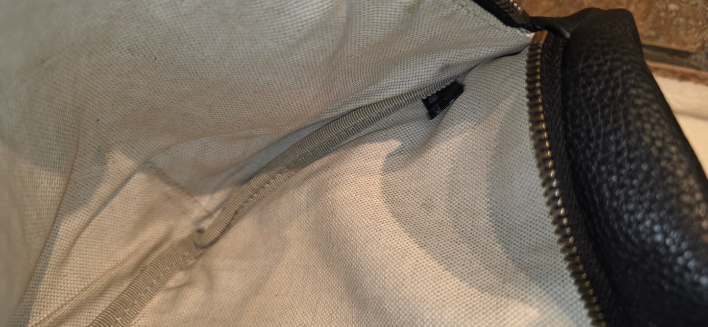 Authentic Gucci Logo Print Belt Bag - Large