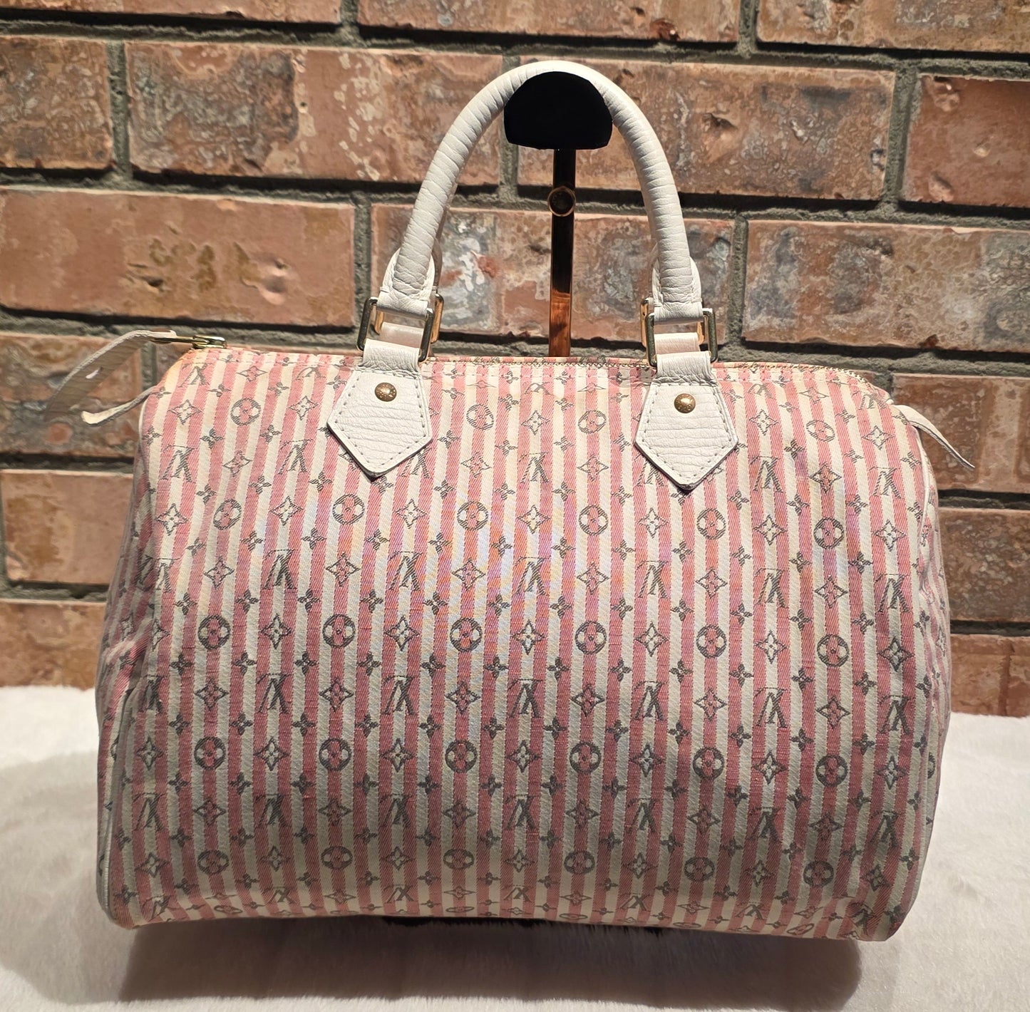 Authentic Louis Vuitton Speedy 30 Mini Lin Croisette