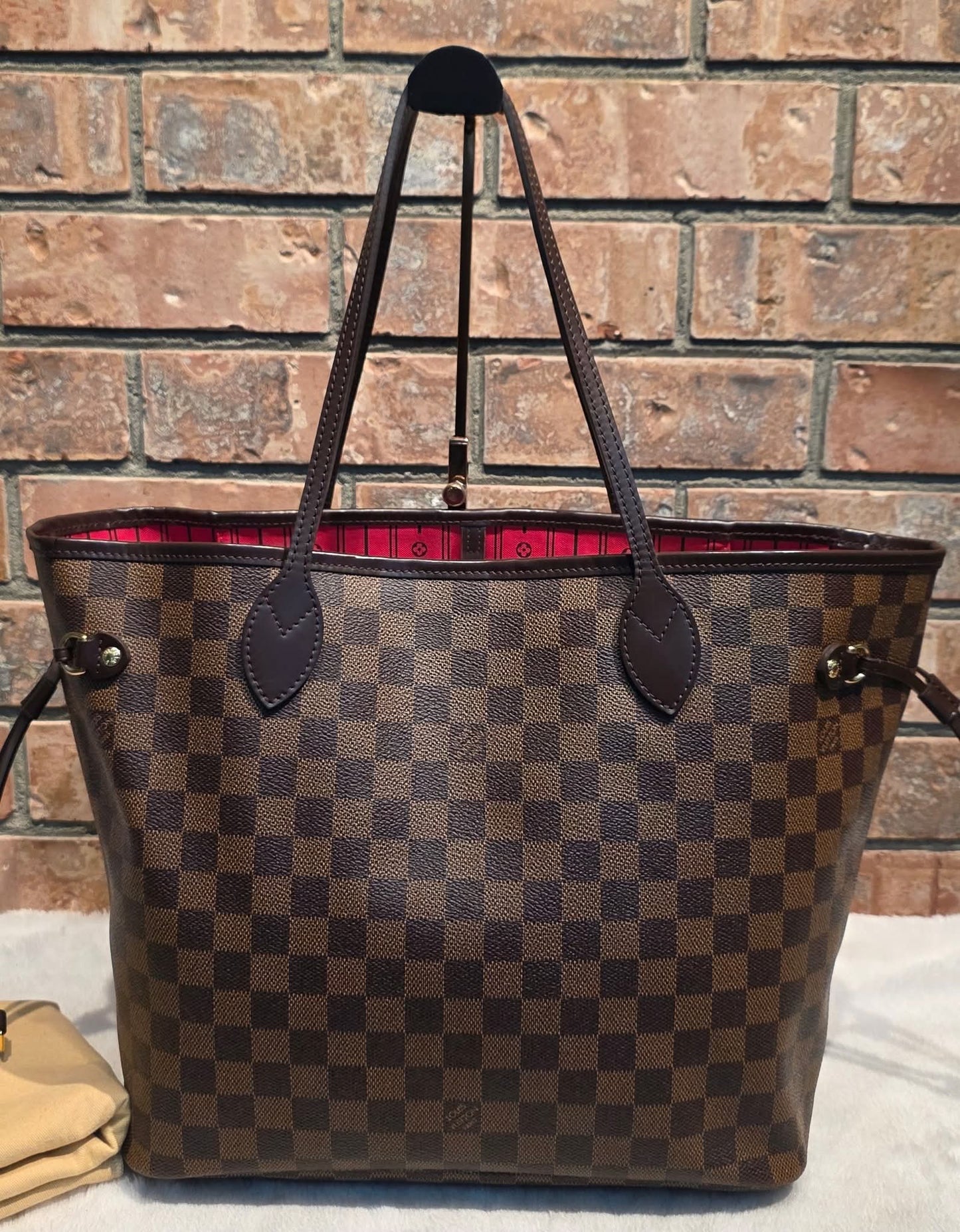 Authentic Louis Vuitton Neverfull MM Damier Ebene