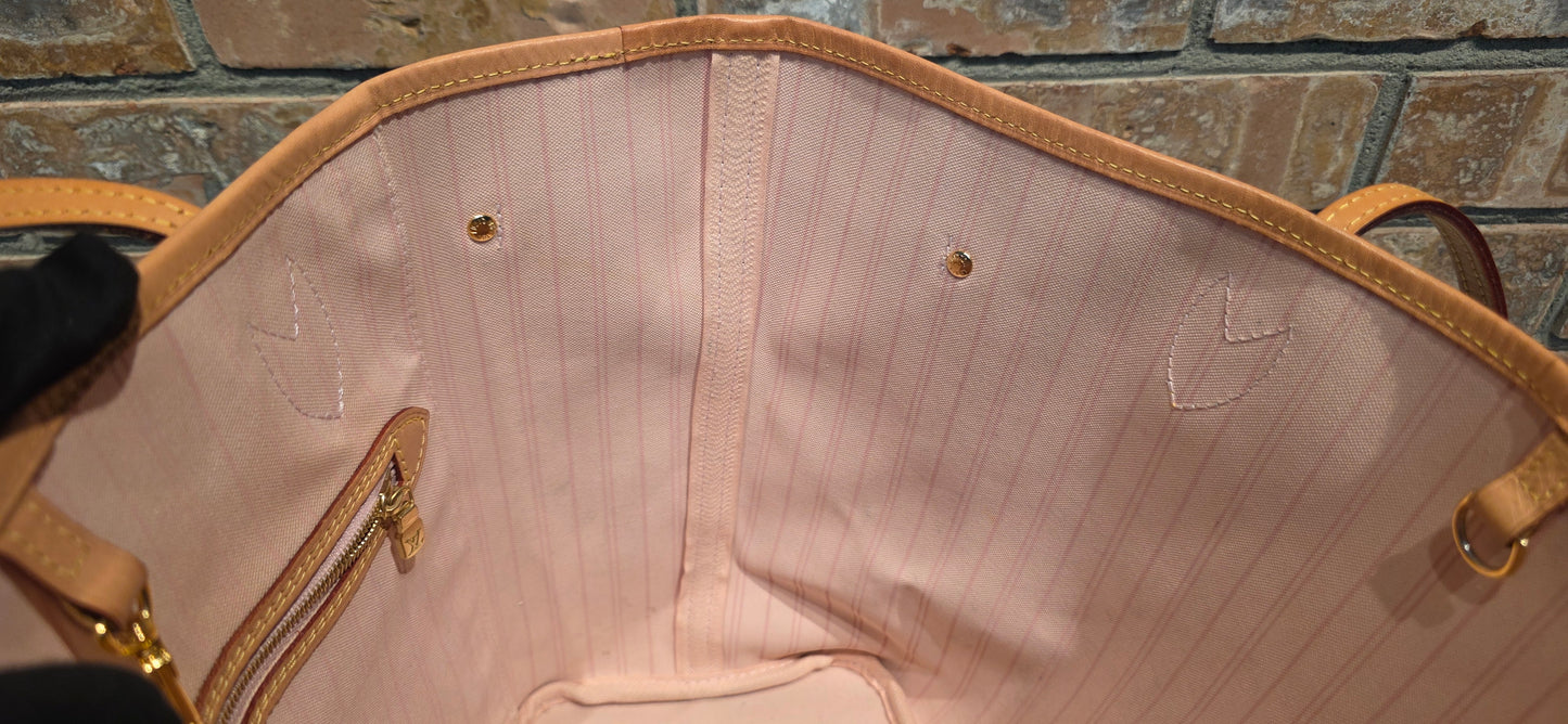 Authentic Louis Vuitton Neverfull MM Damier Azur (Bag Only)