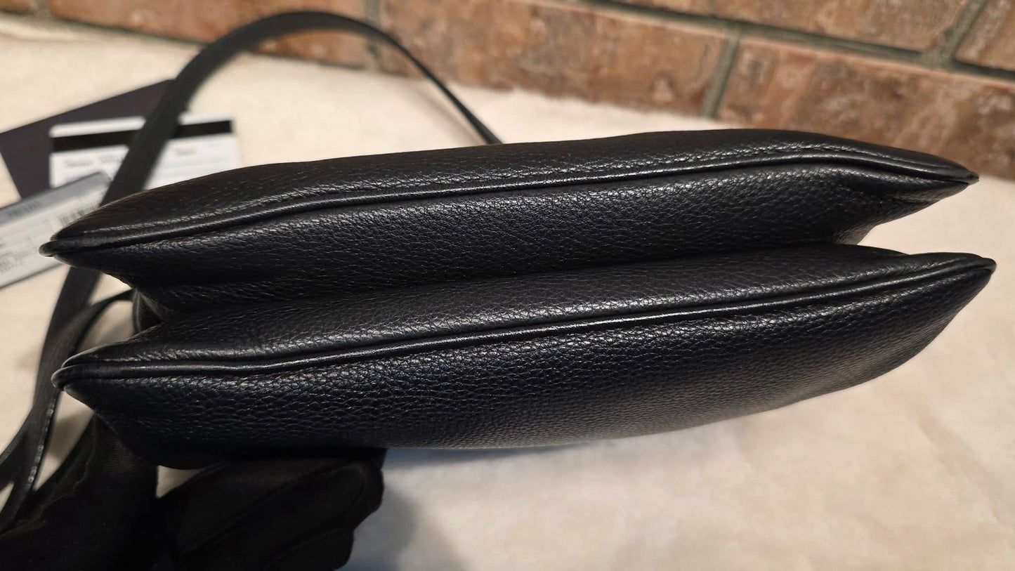 Authentic Prada Bandoliera Vitello Phenix Crossbody