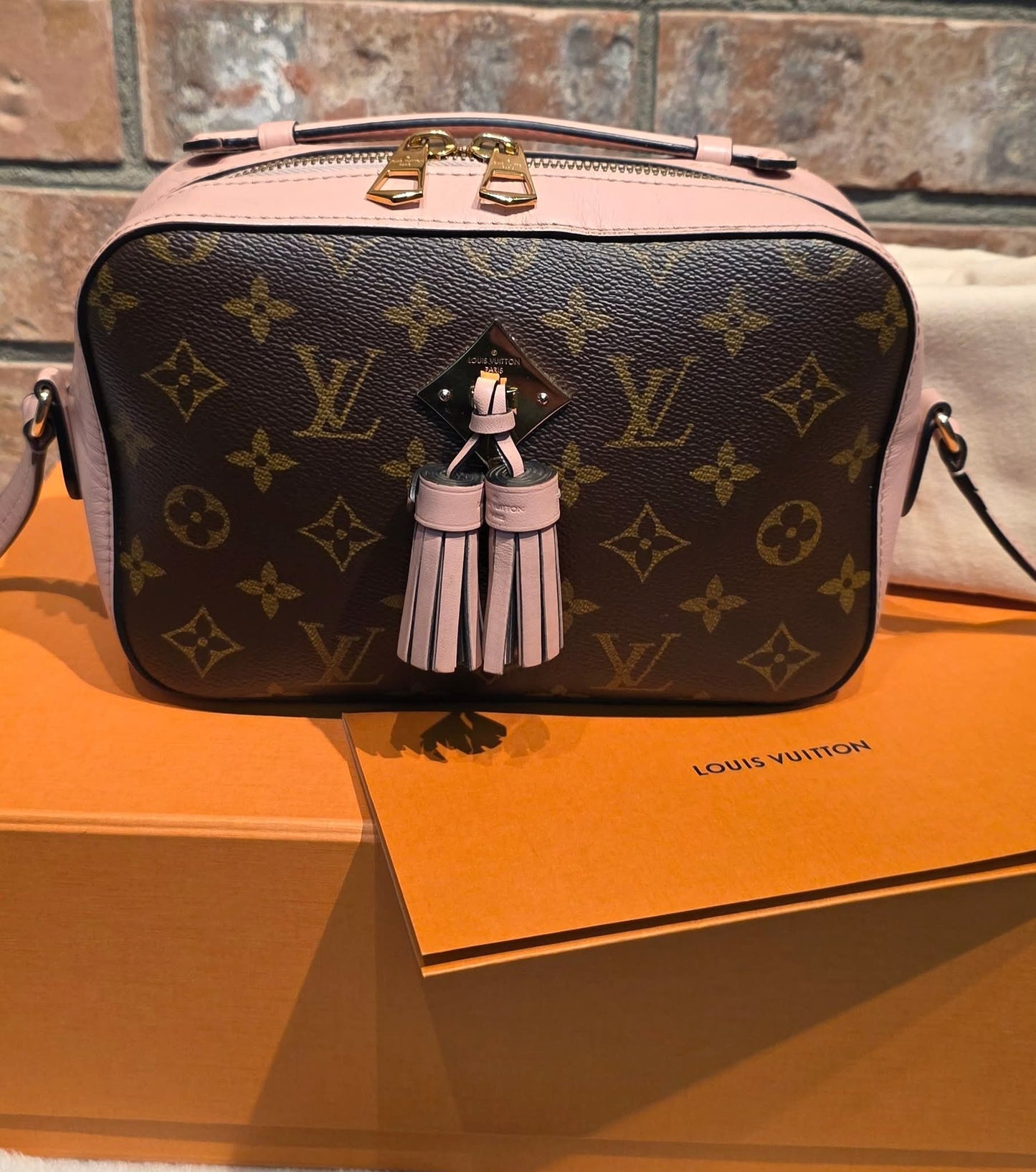 Authentic Louis Vuitton Saintonge Rose Poudre