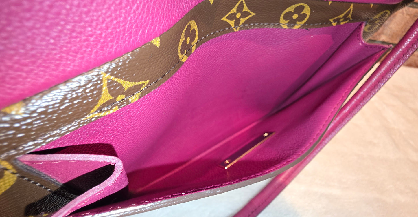 Authentic Louis Vuitton Olympe in Aurore