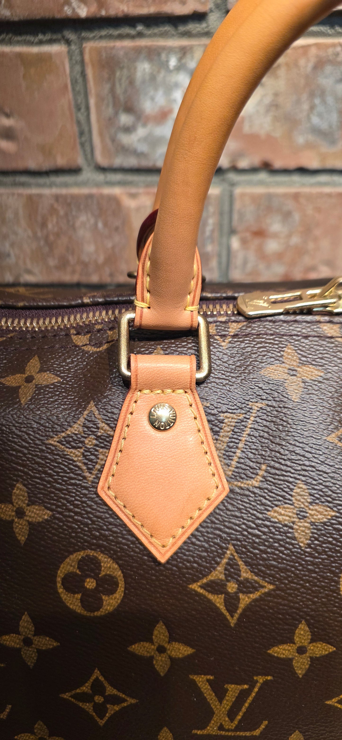 Authentic Louis Vuitton Speedy 35 Bandoliere