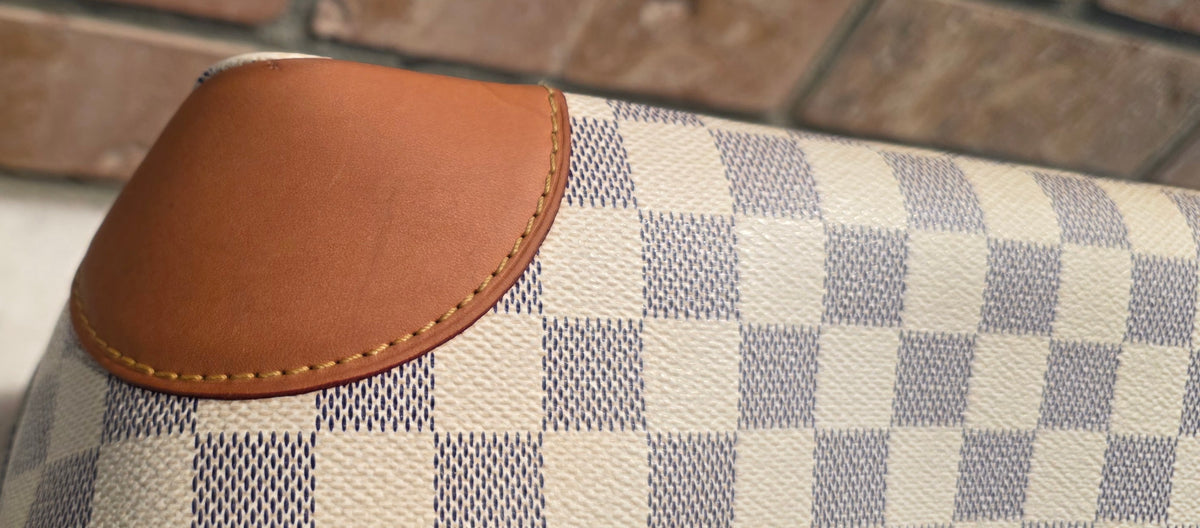Authentic Louis Vuitton Hampstead MM Damier Azur