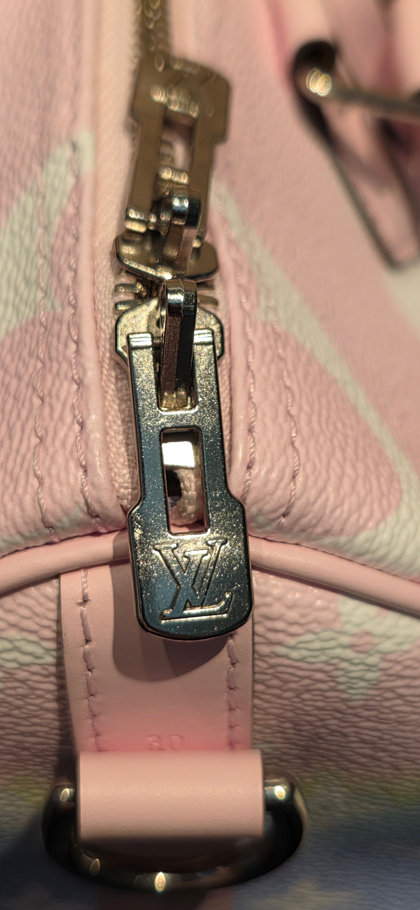 Authentic Louis Vuitton Limited Edition Speedy 30 Bandouliere Escale Pastel