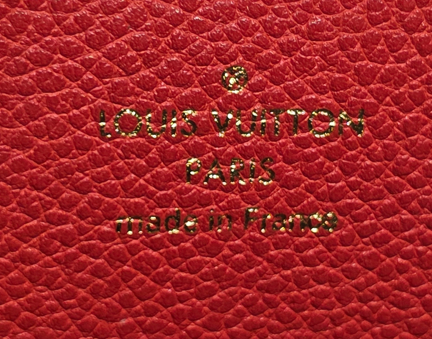 Authentic Louis Vuitton Fascinante Empreinte Red