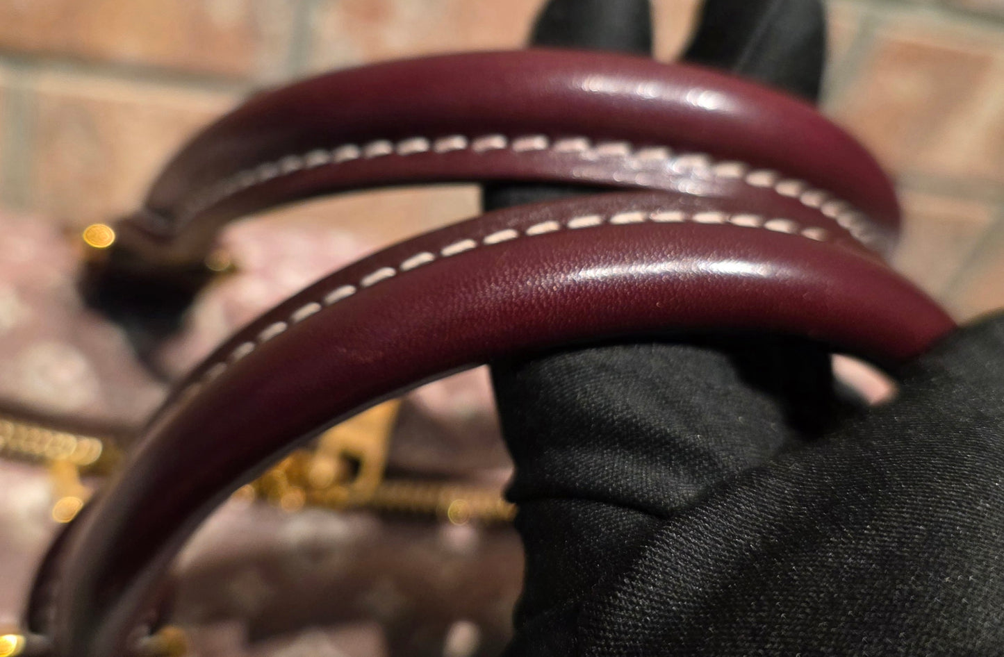 Authentic Louis Vuitton Speedy Bandouliere 30 Mini Lin (Sepia)