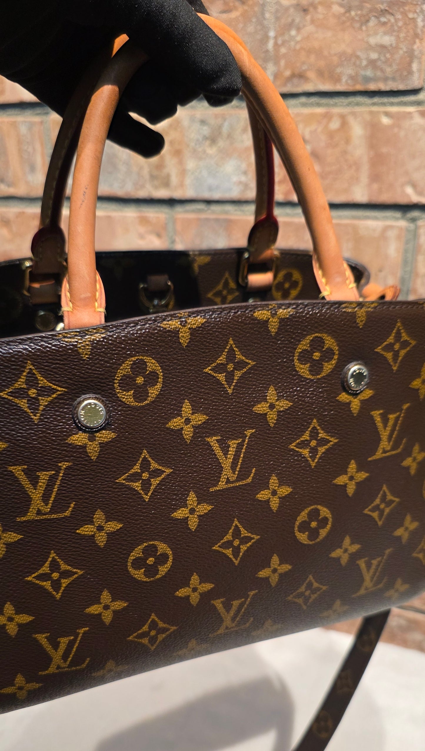 Authentic Louis Vuitton Montaigne BB Monogram