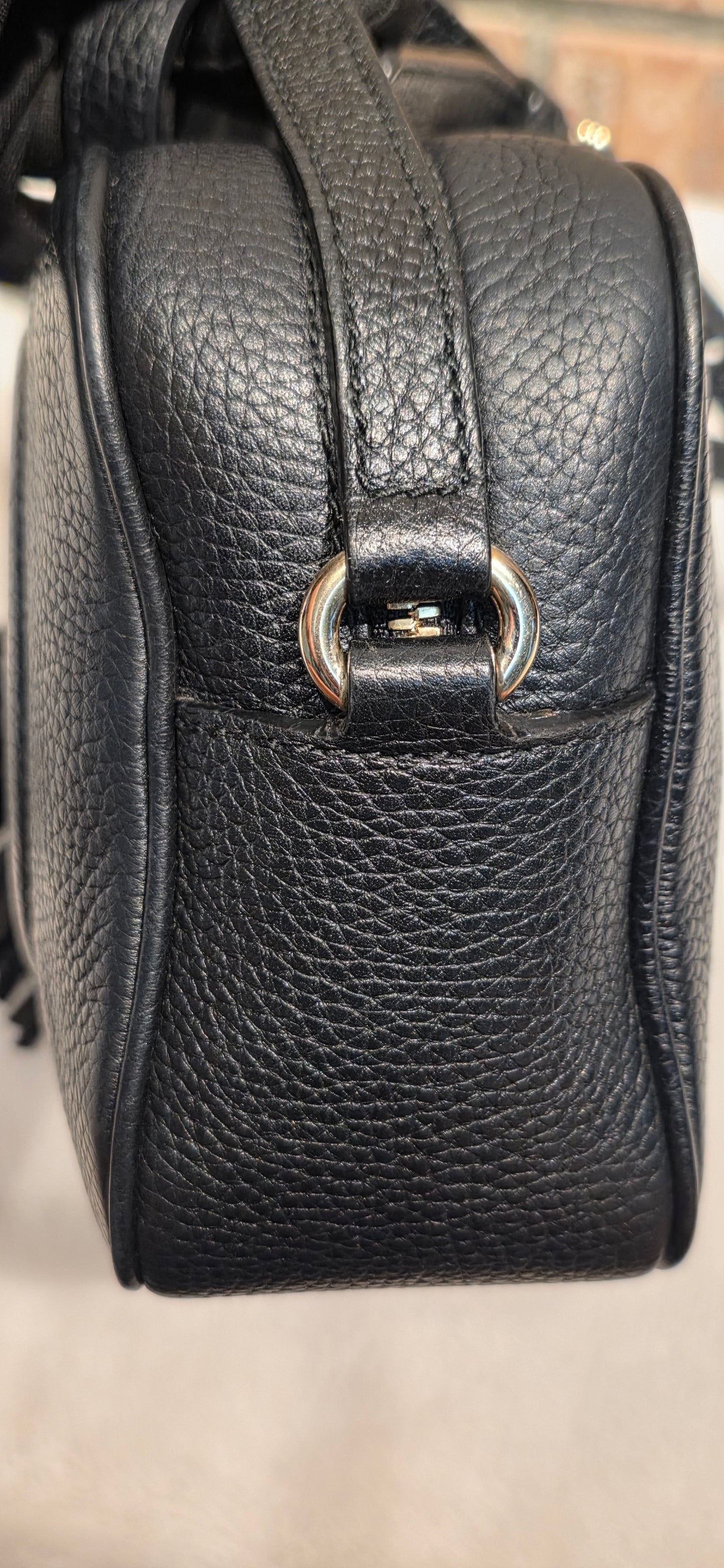Authentic Gucci Disco Soho Crossbody Black