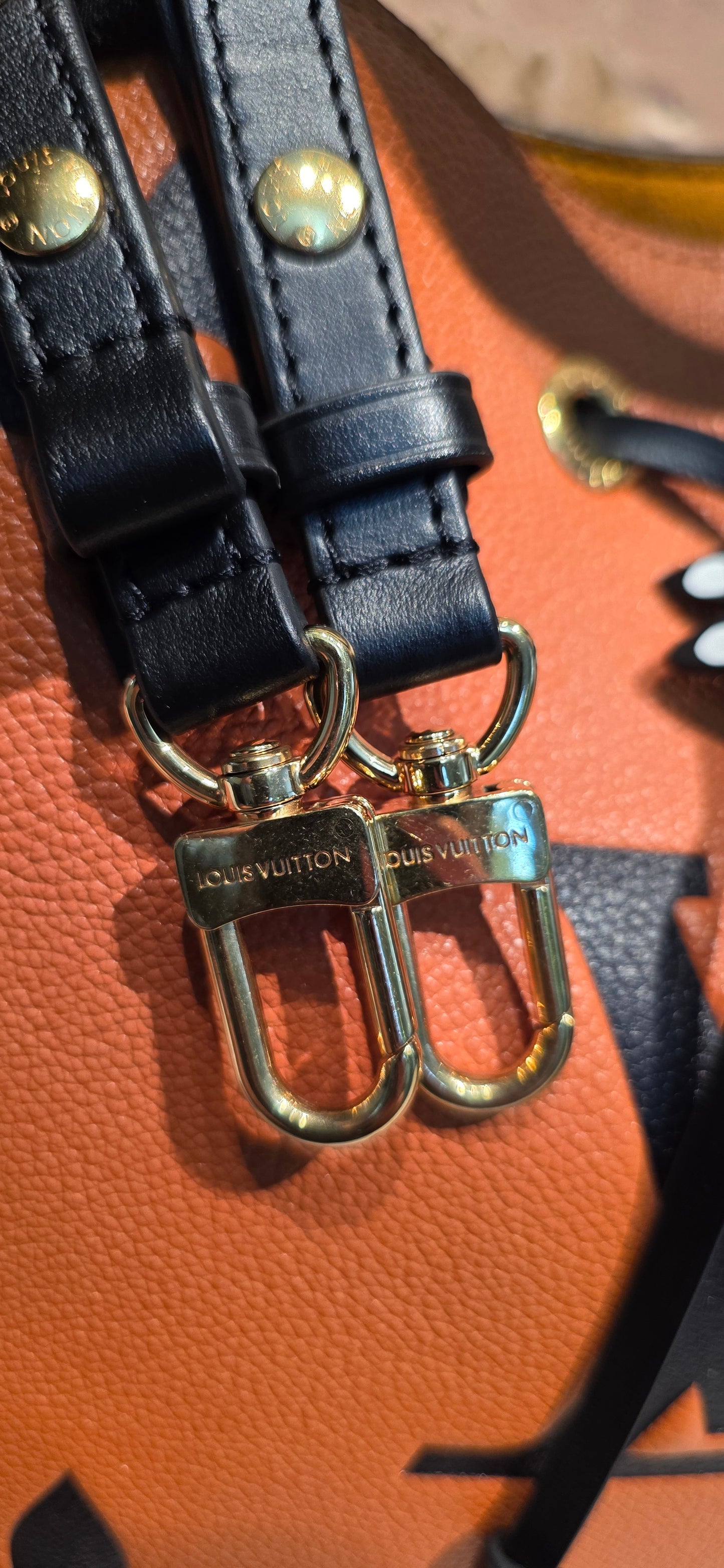Authentic Louis Vuitton Crafty NeoNoe MM Giant Monogram in Caramel