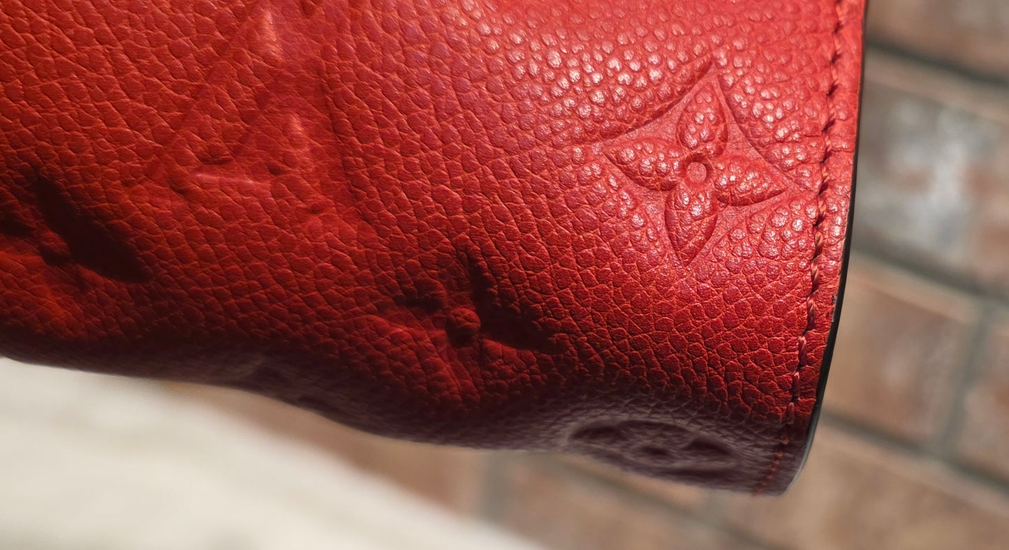 Authentic Louis Vuitton Fascinante Empreinte Red