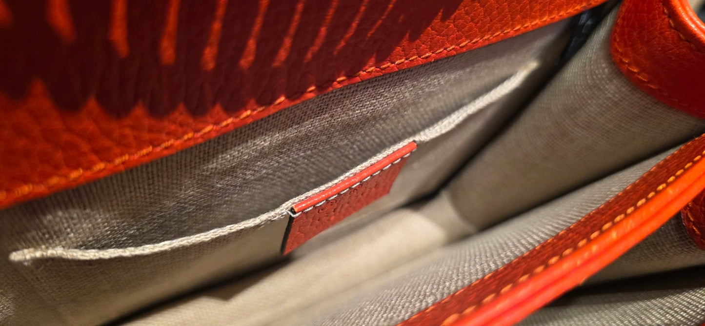 Authentic Gucci GG Interlocking Crossbody in Orange