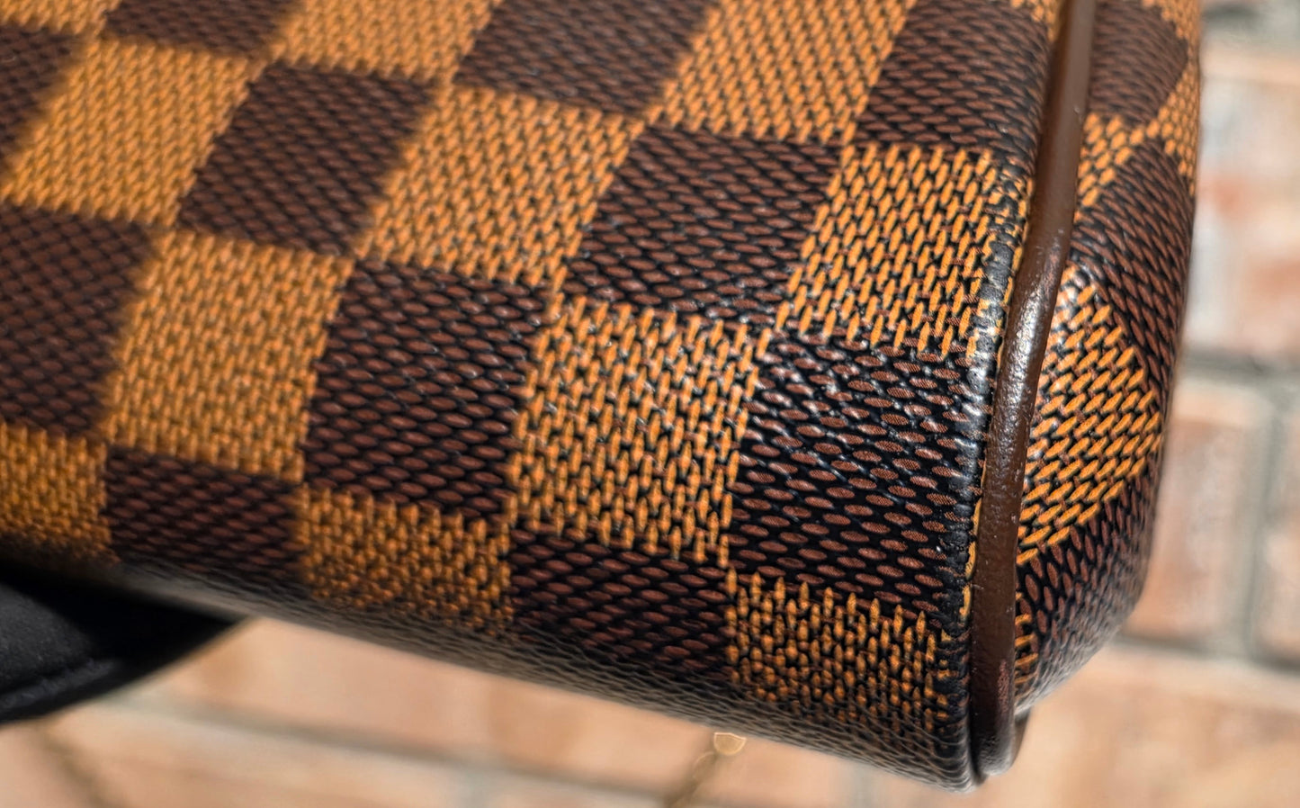 Authentic Louis Vuitton Eva Damier Ebene Crossbody
