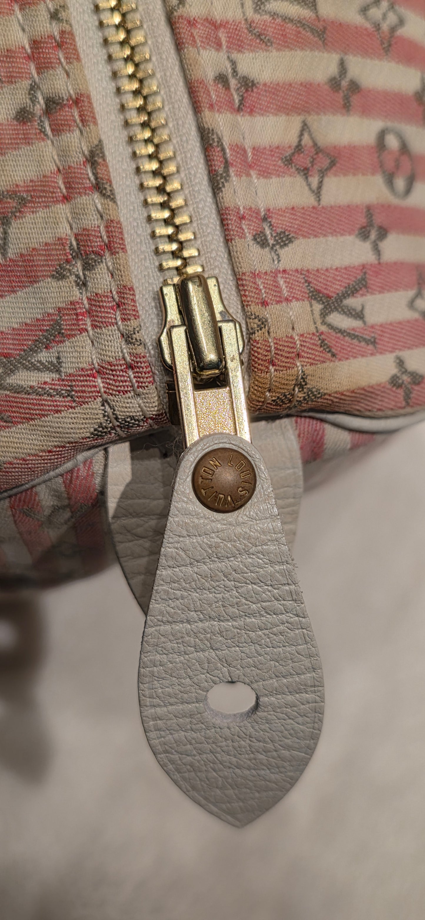 Authentic Louis Vuitton Speedy 30 Mini Lin Croisette