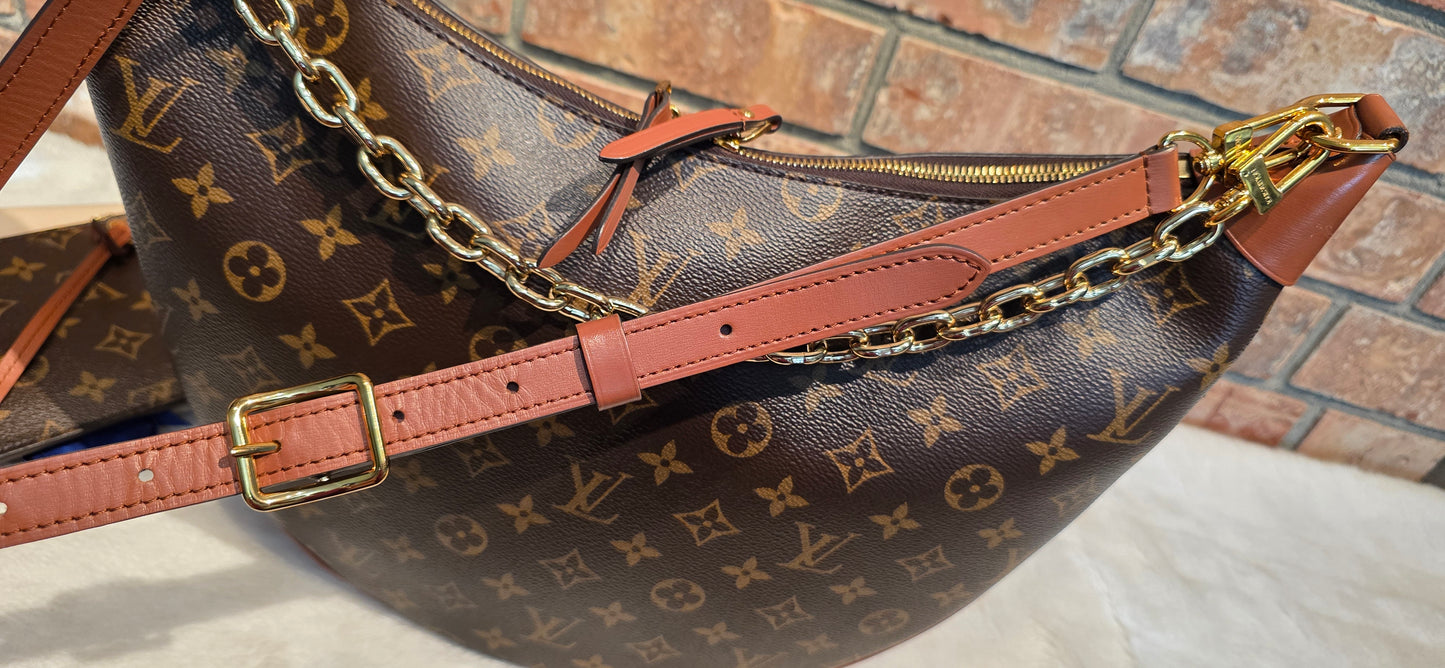Authentic Louis Vuitton Loop Hobo with Pouch