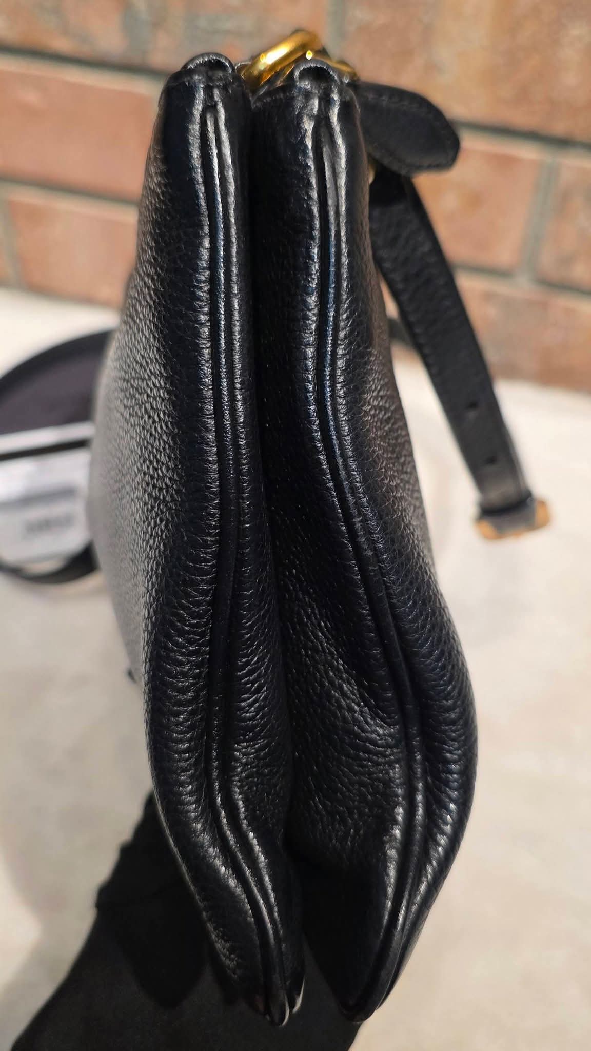 Authentic Prada Bandoliera Vitello Phenix Crossbody