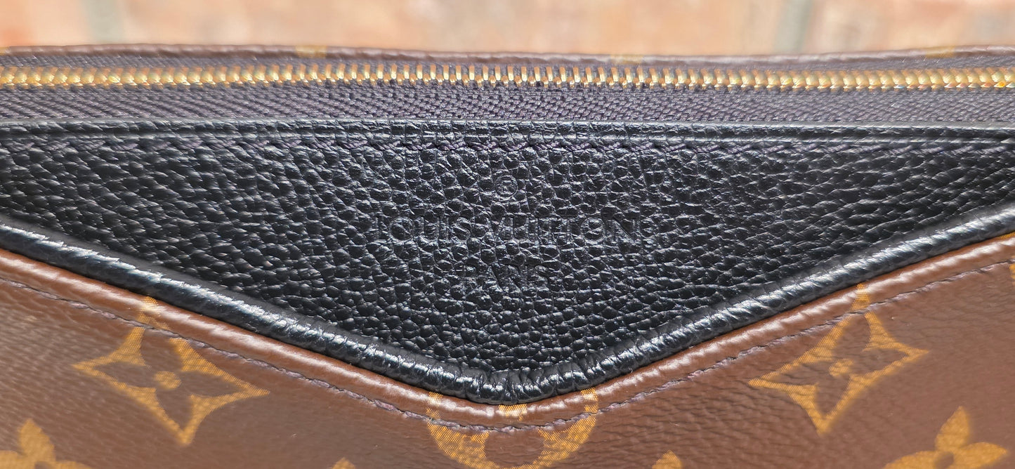 Authentic Louis Vuitton Pallas Clutch Noir
