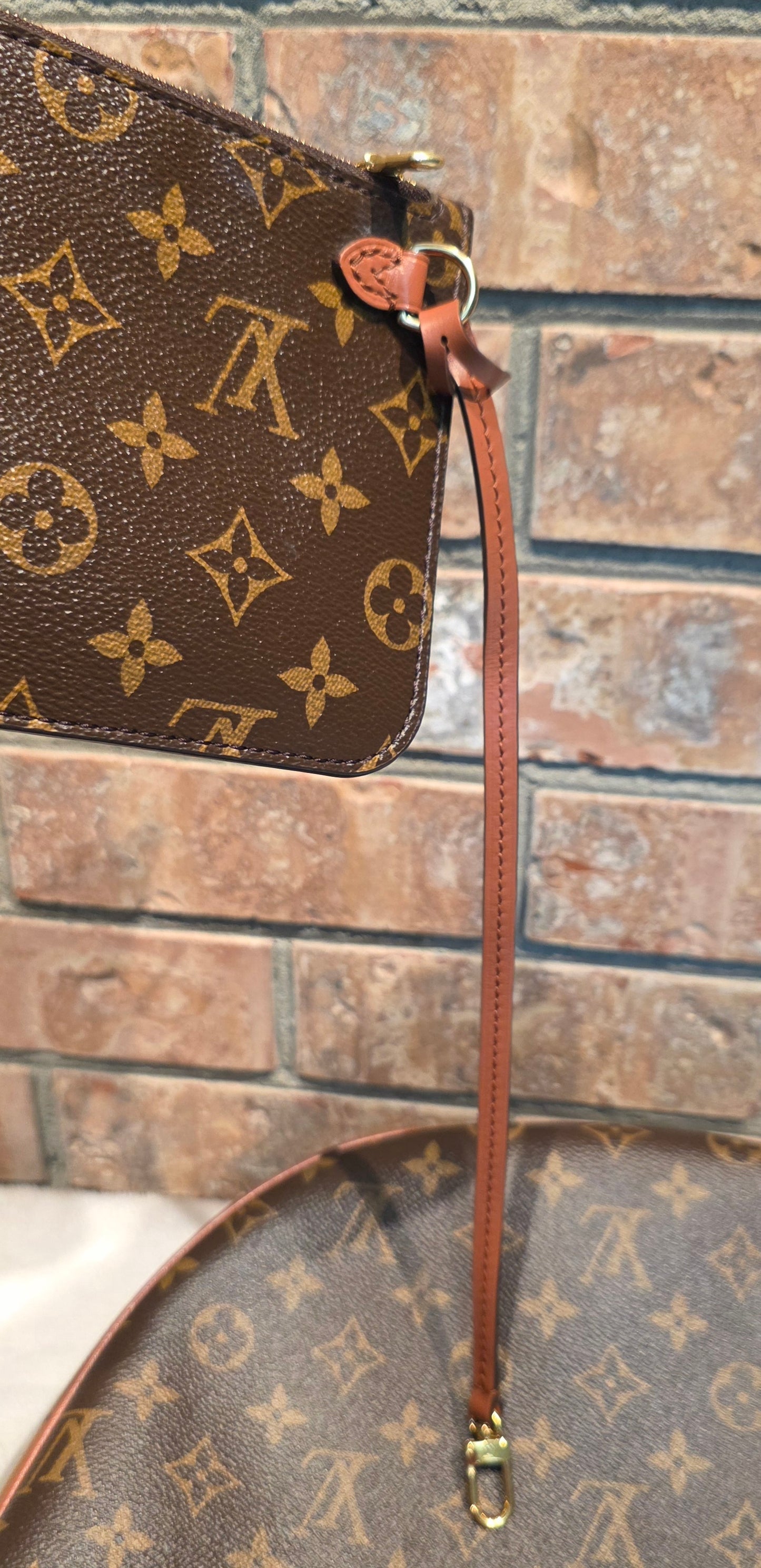 Authentic Louis Vuitton Loop Hobo with Pouch