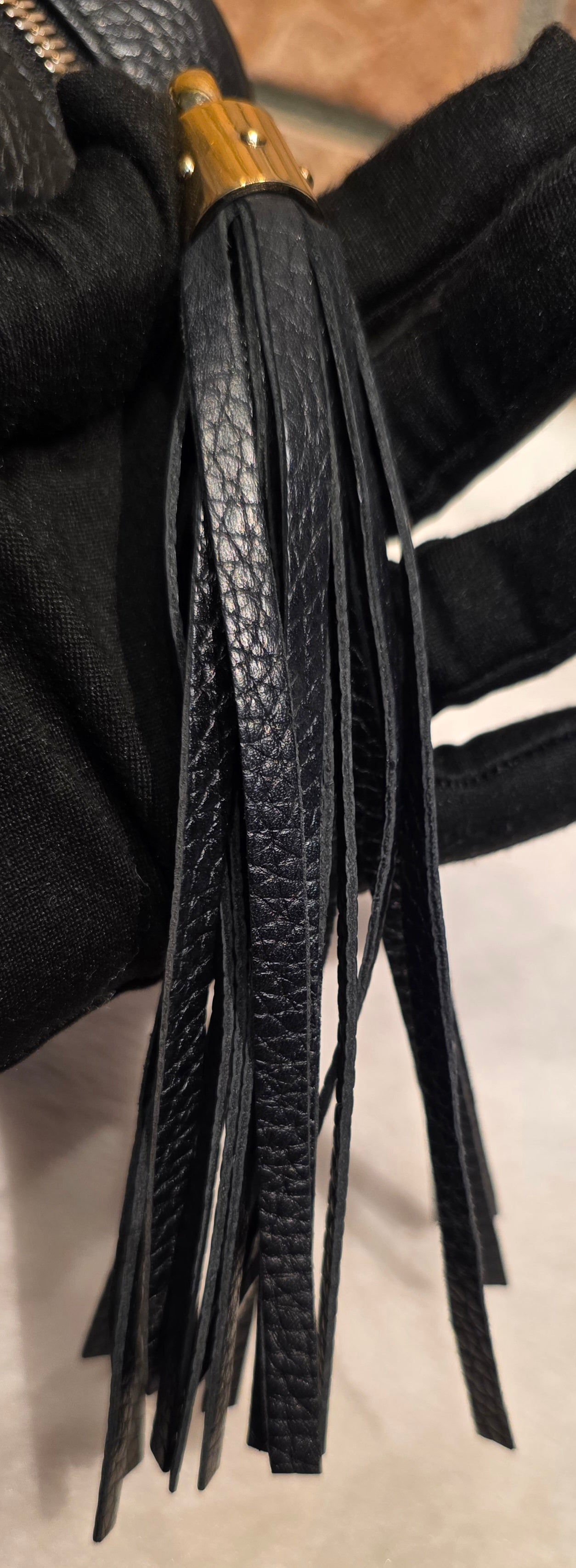 Authentic Gucci Soho Disco Crossbody Black