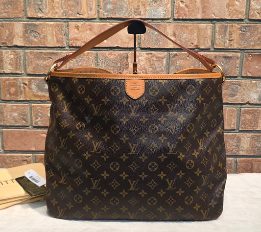 Authentic Louis Vuitton Delightful MM Monogram (FL1191)