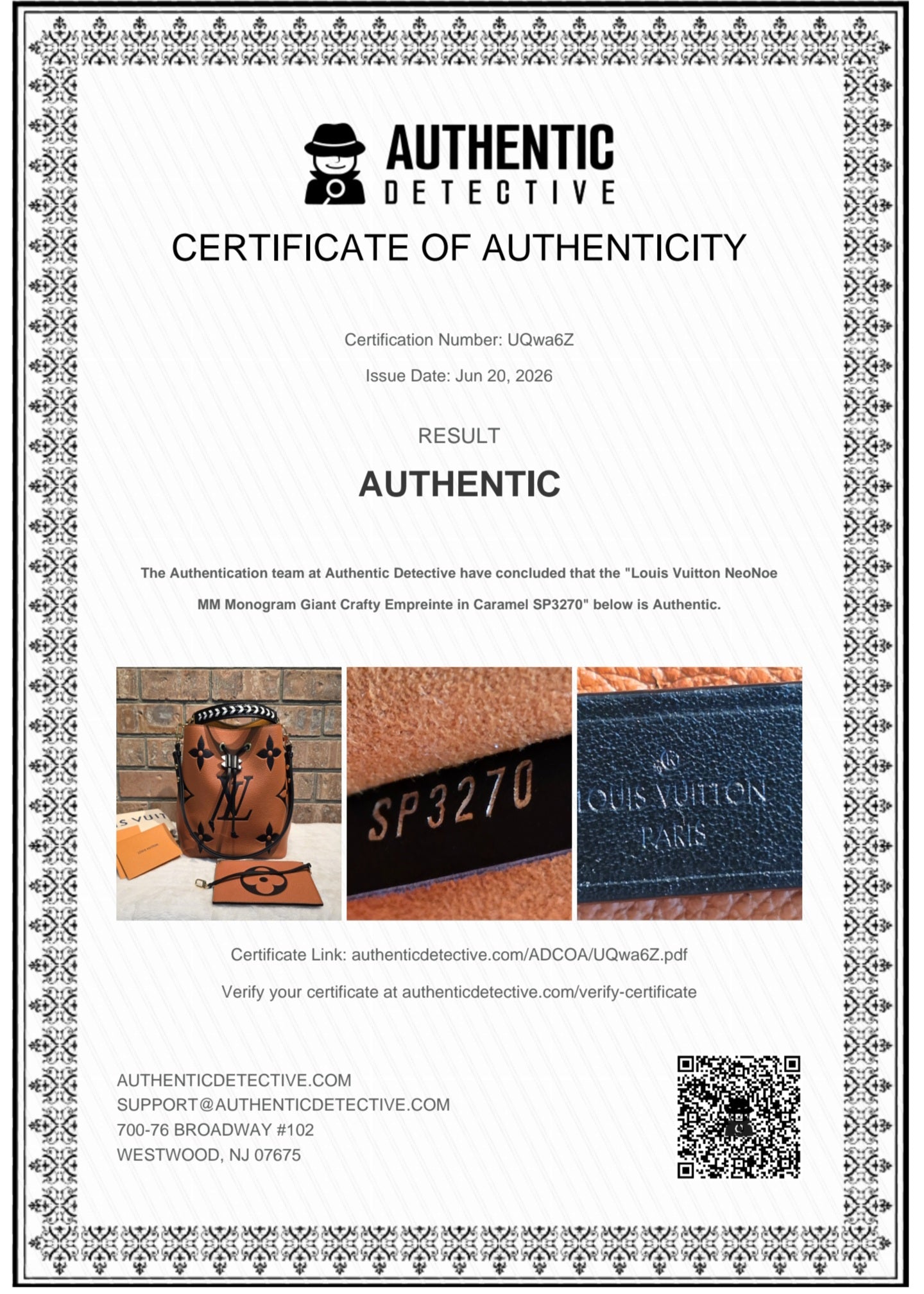 Authentic Louis Vuitton Crafty NeoNoe MM Giant Monogram in Caramel