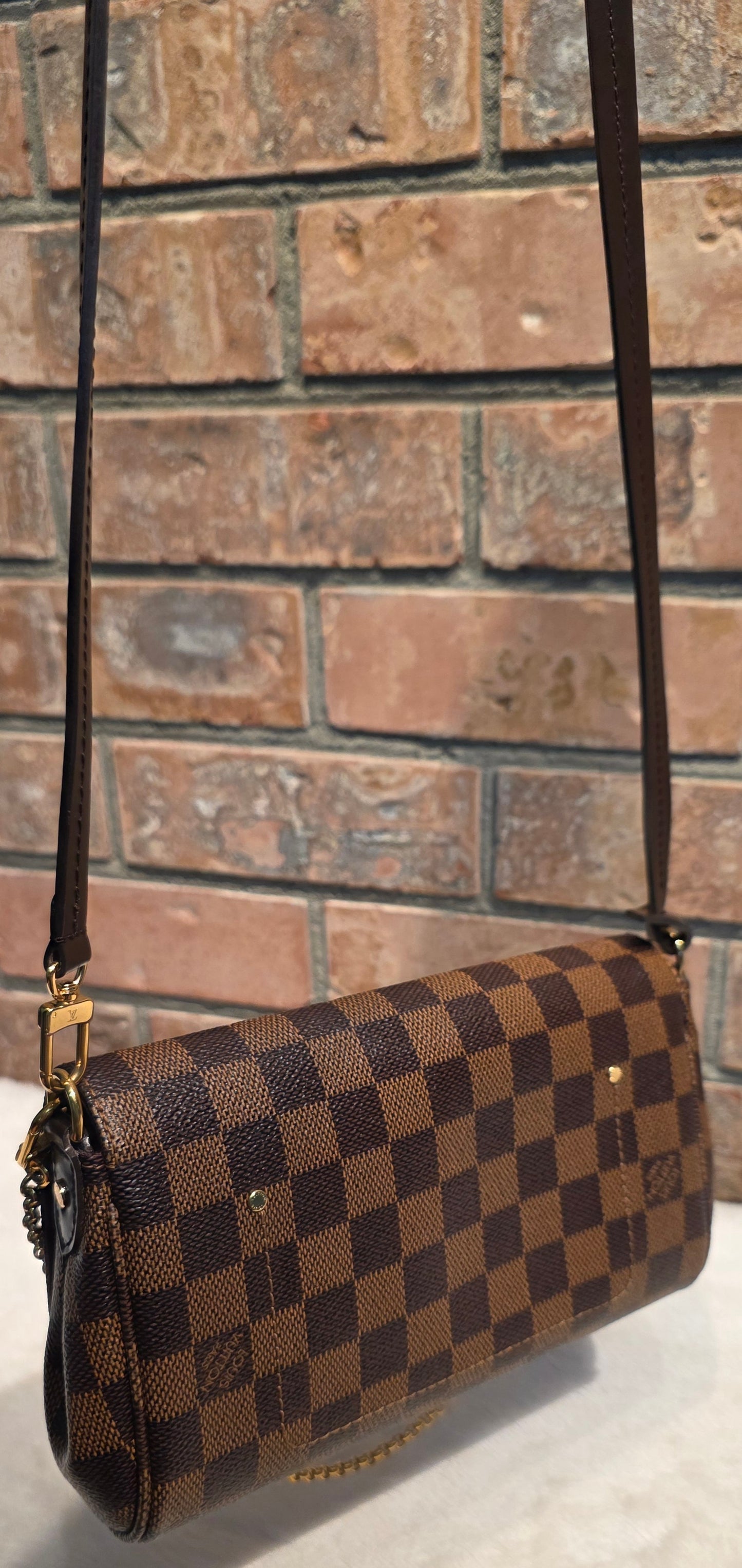 Authentic Louis Vuitton Favorite PM Damier Ebene