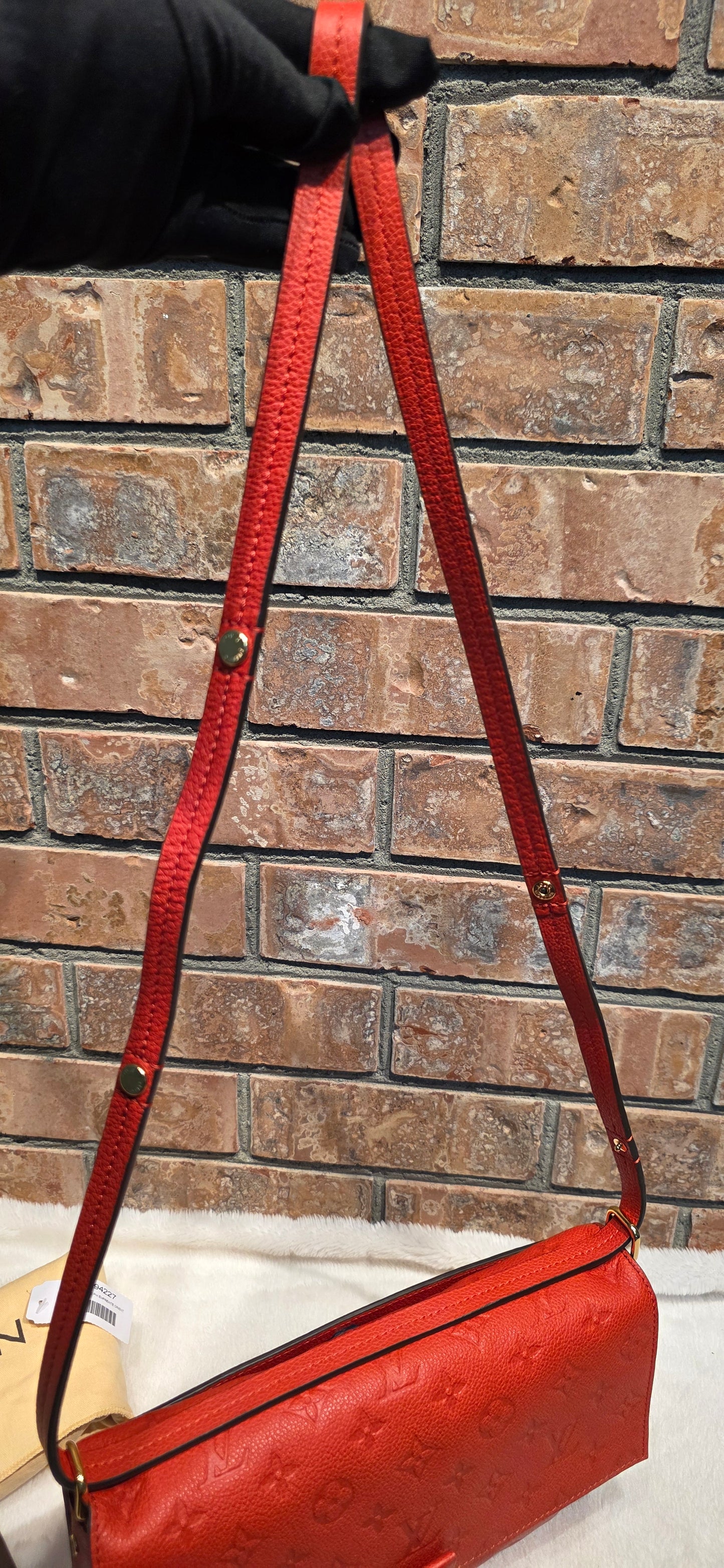 Authentic Louis Vuitton Fascinante Empreinte Red