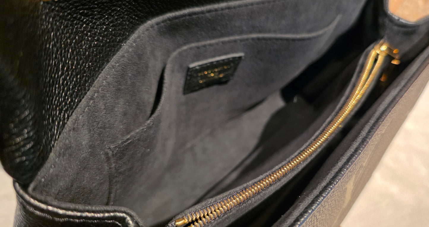 Authentic Louis Vuitton Madeleine MM Empreinte Noir