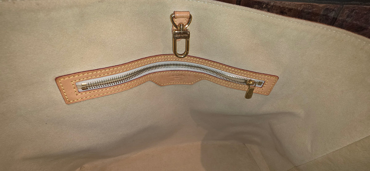 Authentic Louis Vuitton Hampstead MM Damier Azur
