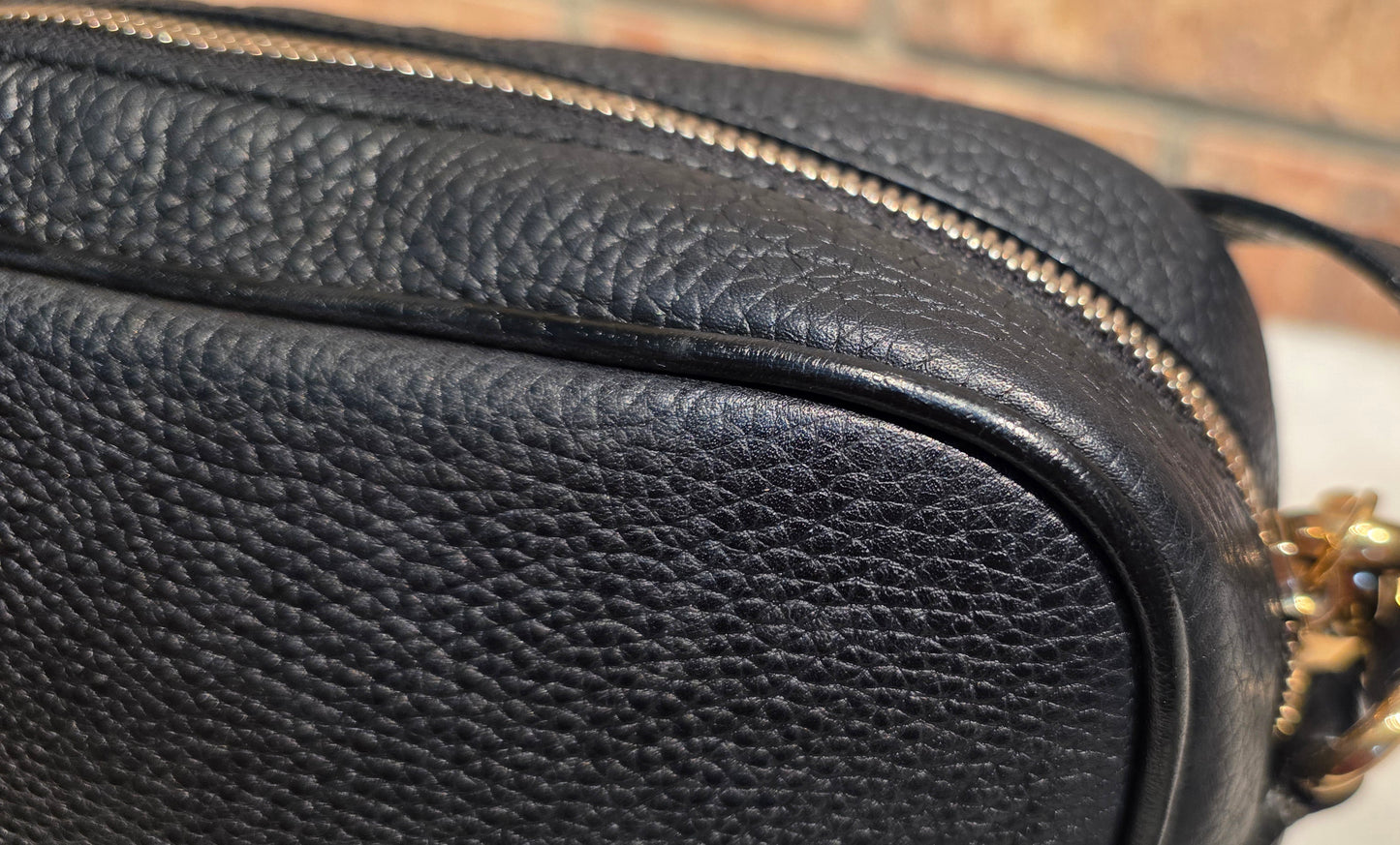 Authentic Gucci Soho Disco Crossbody Black