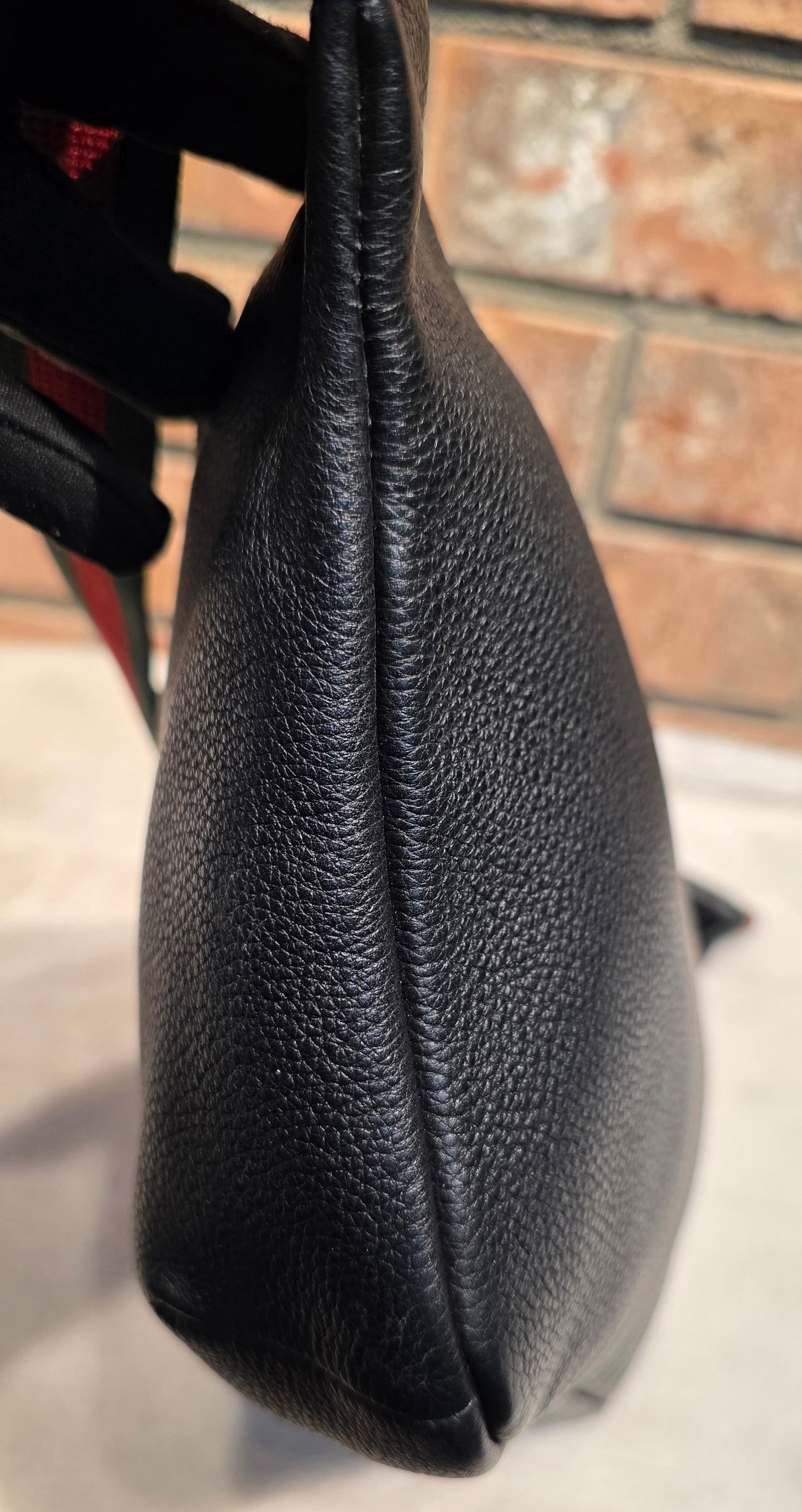 Authentic Gucci Logo Print Belt Bag - Large