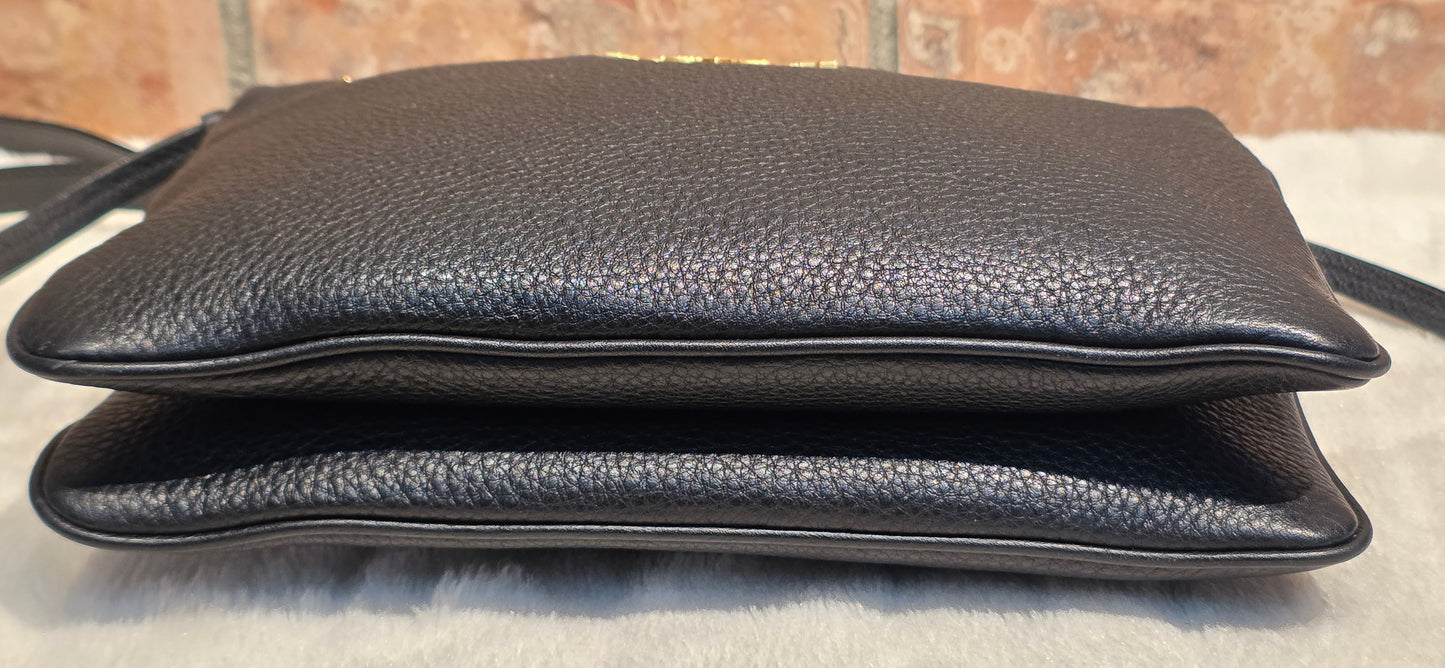 Authentic Prada Bandoliera Vitello Phenix Crossbody Bag