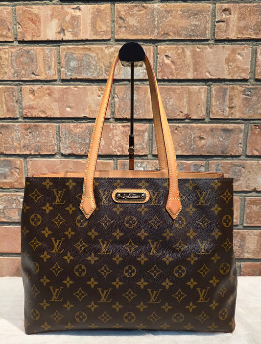 Authentic Louis Vuitton Wilshire MM Monogram