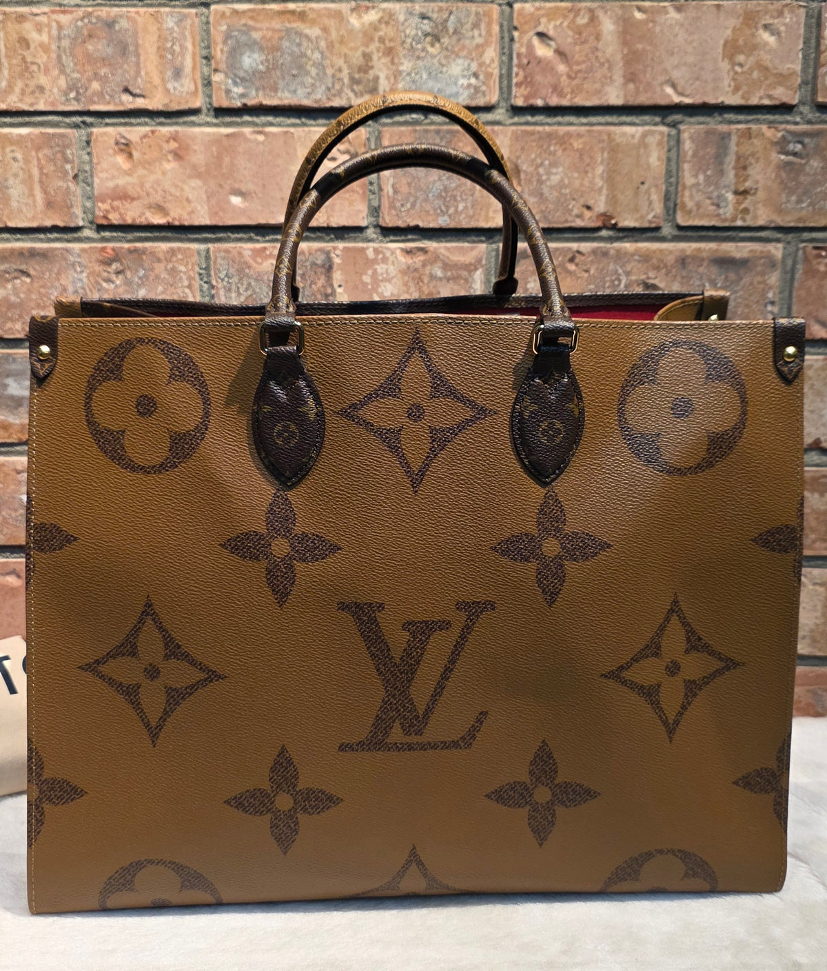 Authentic Louis Vuitton OTG GM Monogram Reverse