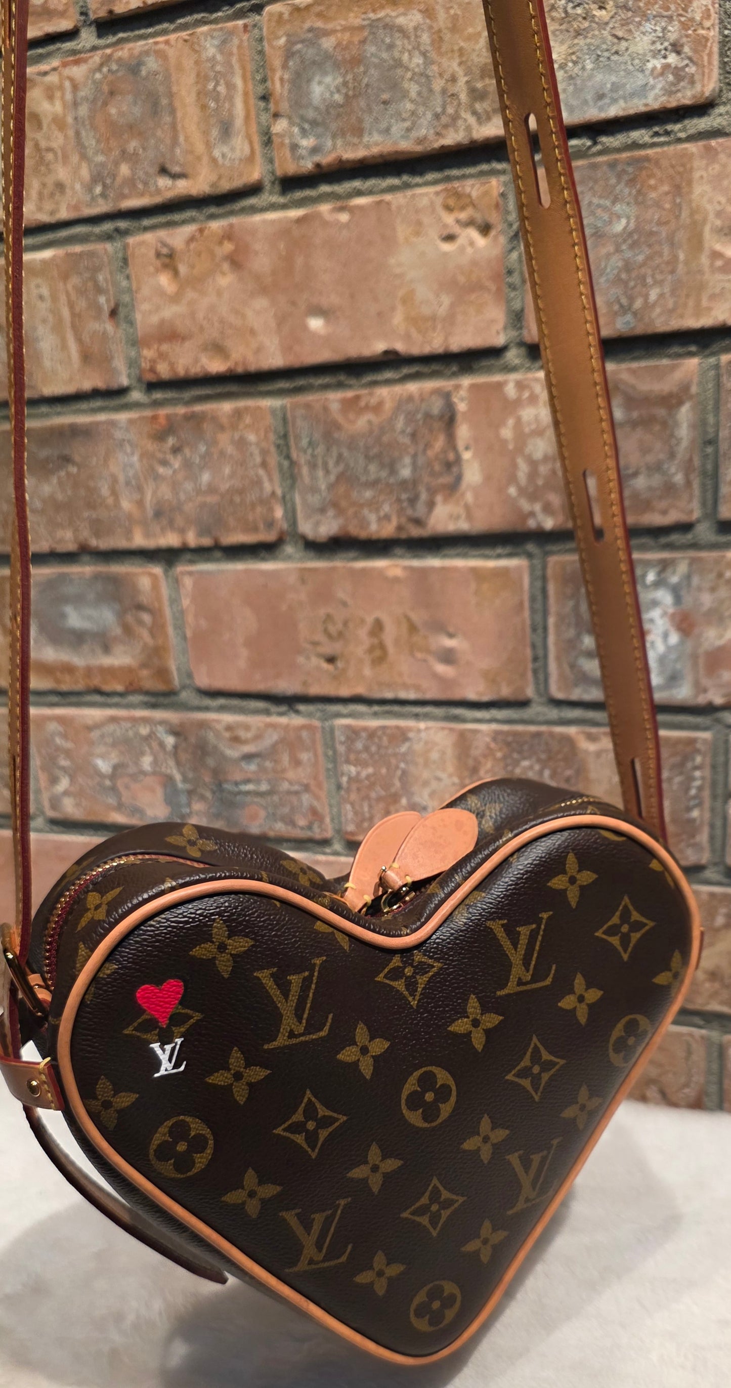 Authentic Louis Vuitton Couer Game On Heart Bag