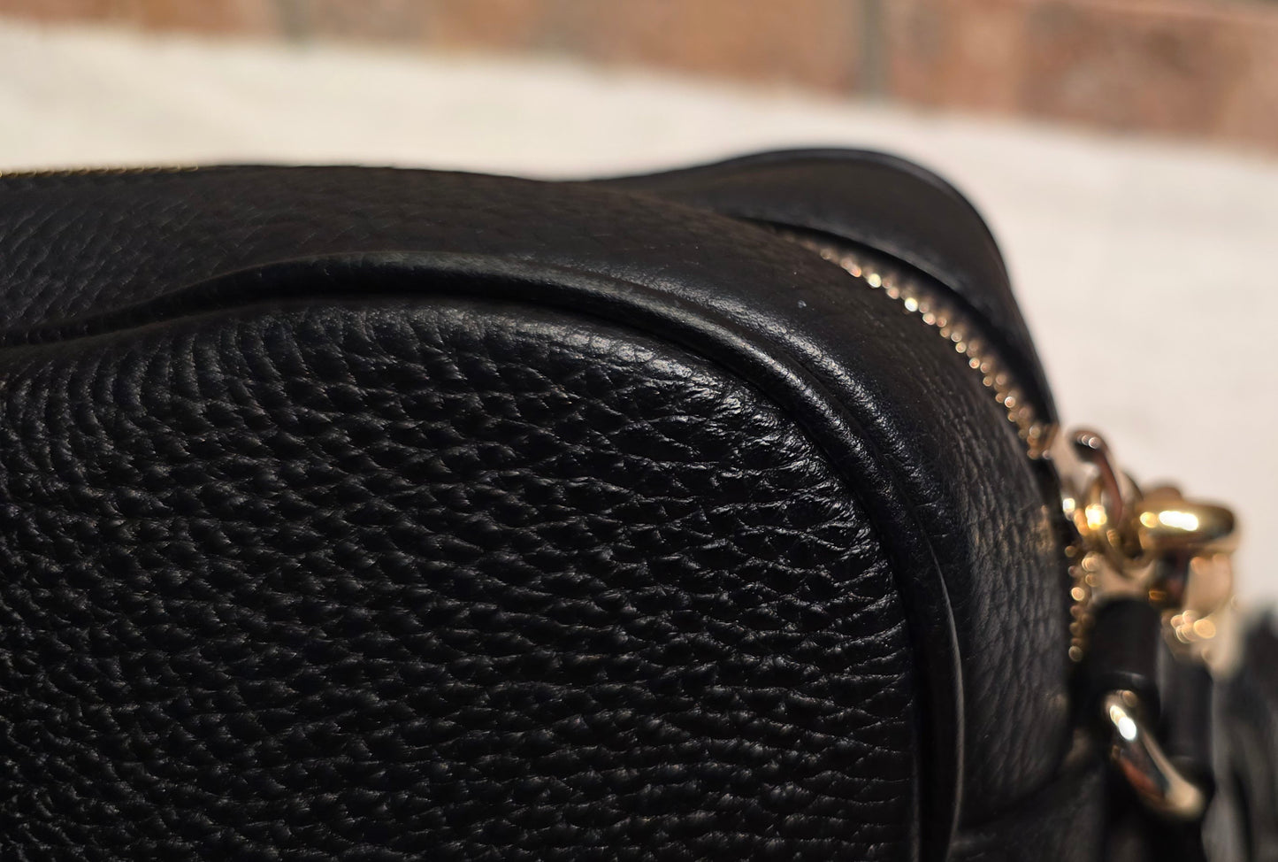 Authentic Gucci Disco Soho Crossbody Black