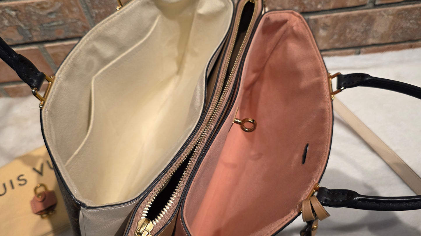 Authentic Louis Vuitton Millefeuille Sesame Peche Tote