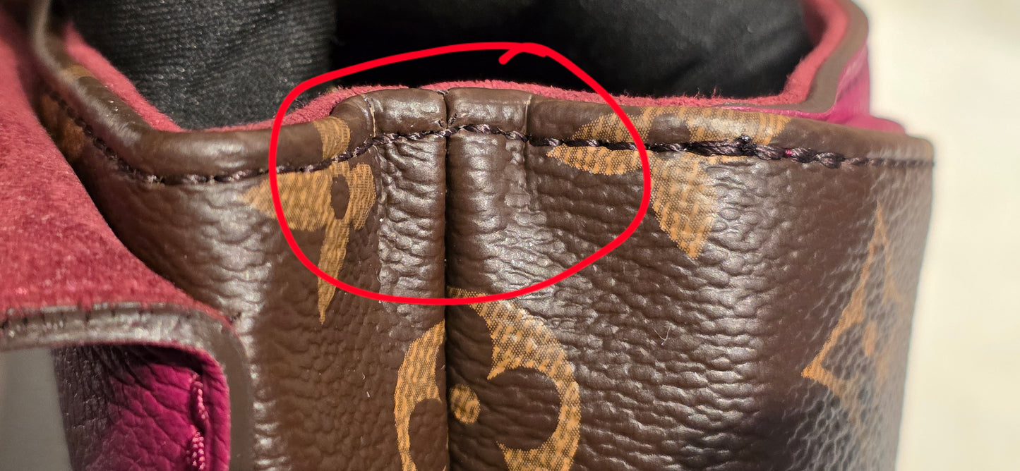 Authentic Louis Vuitton Pallas Chain in Aurore