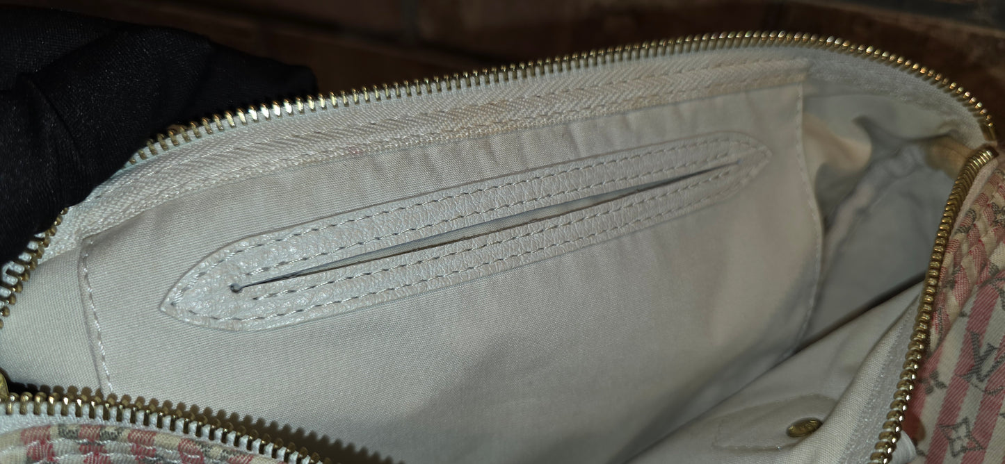 Authentic Louis Vuitton Speedy 30 Mini Lin Croisette