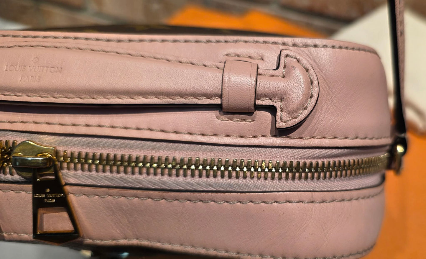Authentic Louis Vuitton Saintonge Rose Poudre