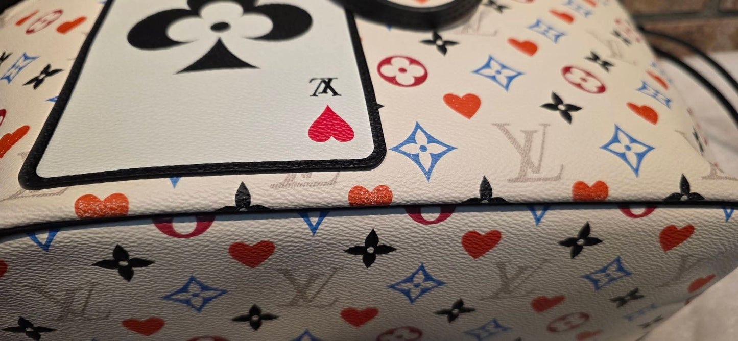 Authentic Louis Vuitton Neverfull MM with Pouch Game On Collection