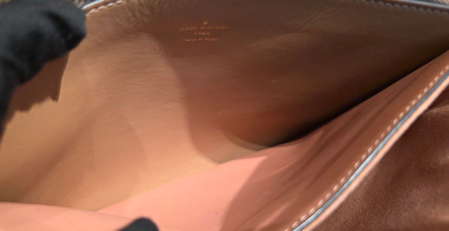 Authentic Louis Vuitton Millefeuille Sesame Peche Tote