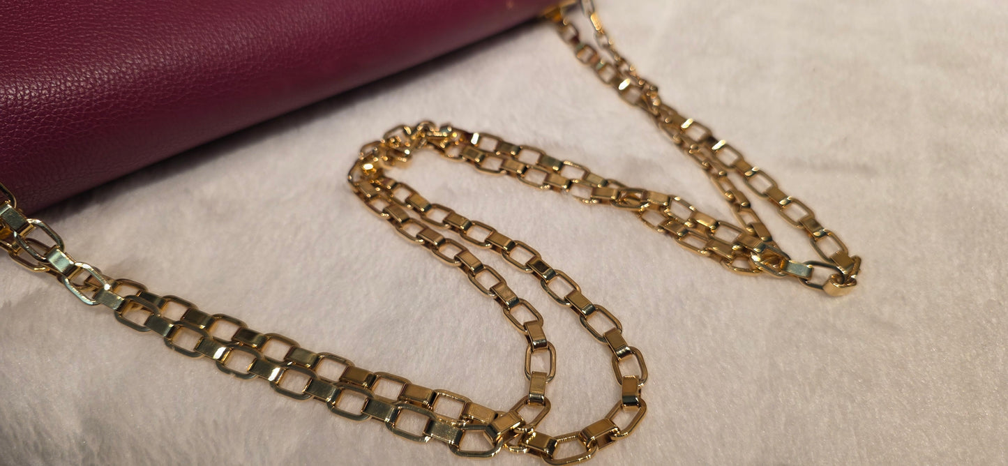 Authentic Louis Vuitton Pallas Chain in Aurore